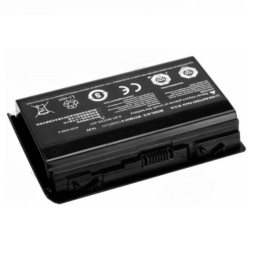 Аккумулятор (батарея) W370BAT-8 для ноутбука Clevo W370BAT-8, DNS 0164801, 164802, 170720, 5200мАч, 14.4В