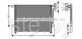 Радиатор кондиционера BW5203 (SFEC RK094431)