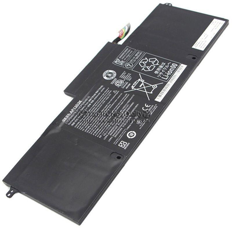 Аккумулятор (батарея) AP13D3K для ноутбукa Acer Aspire S3-392, S3-392G, 6060мАч, 7.5B