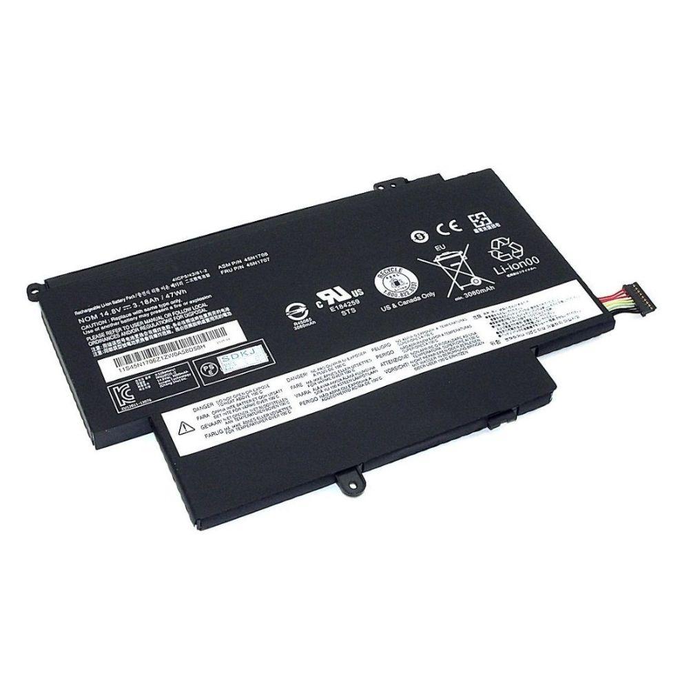 Аккумулятор (батарея) для ноутбука Lenovo ThinkPad S1 Yoga, ThinkPad Yoga 12 3180мАч, 14.8В