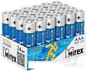 Батарейки Mirex Ultra Alkaline AAA 24 шт LR03-B24 - фото 1 - id-p189743330