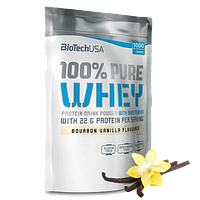 Протеин сывороточный (концентрат+изолят) 100% Pure Whey Biotech USA 1000г (ваниль)