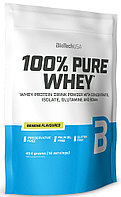 Протеин сывороточный (концентрат+изолят) 100% Pure Whey Biotech USA 454г (банан)