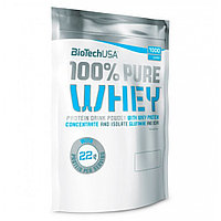 Протеин сывороточный (концентрат+изолят) 100% Pure Whey Biotech USA 1000г (шоколад-арахисовая паста)