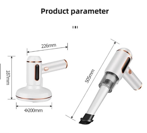 Портативный ручной пылесос Wireless mite cleaner JB-118 для очистки вещей и автомобиля с функцией УФ-очистки - фото 3 - id-p190143333