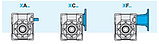 Мотор-редуктор SITI  TRAMEC XC XA XF Червячный одноступенчатый, фото 2
