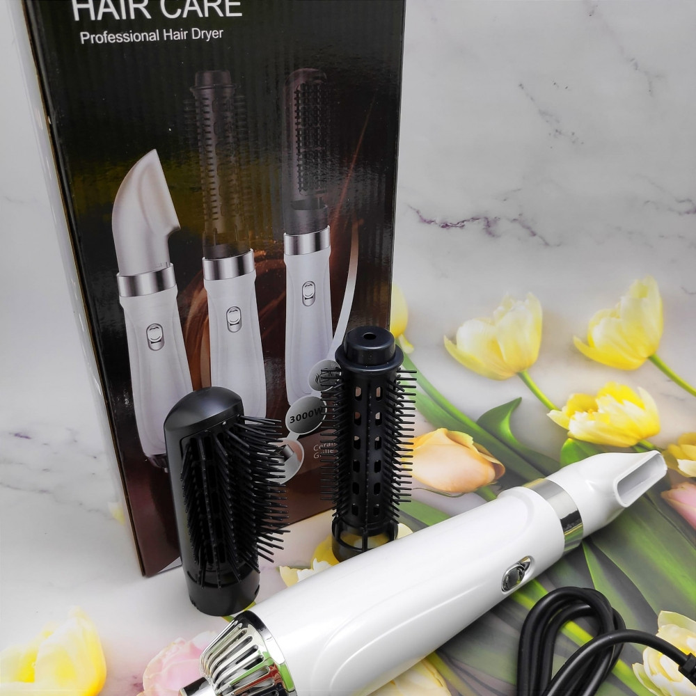 Профессиональный фен- стайлер для завивки и сушки волос 3 в 1 Salon Hair Care Remington RE-2060 (3 насадки, - фото 4 - id-p190171215