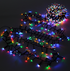 Гирлянда Новогодняя с небьющимися лампами 25 метров 500 Led Мультиколор - фото 1 - id-p136748099