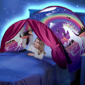 Детская палатка для сна Dream Tents (Палатка мечты) Розовая Единорог - фото 1 - id-p173453655