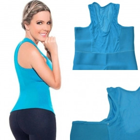 Майка для похудения Hot Shapers Neotex, Хот Шейперс Голубая XXL - фото 1 - id-p132027333