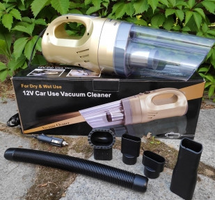 Автомобильный пылесос (для сухой и влажной уборки) Car Vacuum Cleaner DS12V от прикуривателя