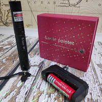 Лазерная указка Green Laser Pointer 303 с ключом YL-Lazer 303