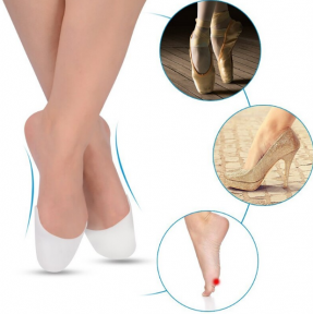 Гелевые ортопедические (силиконовые) накладки для пальцев ног (на мысок) Footmate. Вкладыши в пуанты - фото 1 - id-p179626252