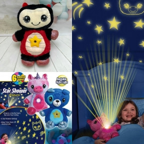 Мягкая игрушка-ночник-проектор STAR BELLY (копия) Божья Коровка