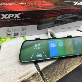 (Оригинал Корея) Зеркало - видеорегистратор XPX ZX968 (в комплекте с двумя камерами дорогазадний вид, - фото 1 - id-p179625144