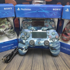 Игровой геймпад Sony DualShock 4 , беспроводной Синий хаки - фото 1 - id-p179625269