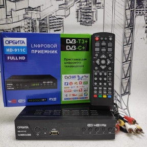 Цифровая приставка ОРБИТА Ресивер наземного вещания DVB-T777 DVB C 4KUHD4k - фото 1 - id-p179625273