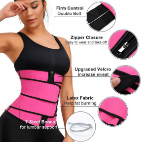 Корсет утягивающий с эффектом сауны Waist Trainer Вэст Тренер для похудения и коррекции фигуры Размер XL - фото 1 - id-p179623822