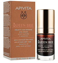 Крем для кожи вокруг глаз для комплексной защиты от старения APIVITA Queen bee Holistic age defense eye cream