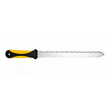 Нож для минер.ваты/монтажной пены, 420мм с деревянной ручкой