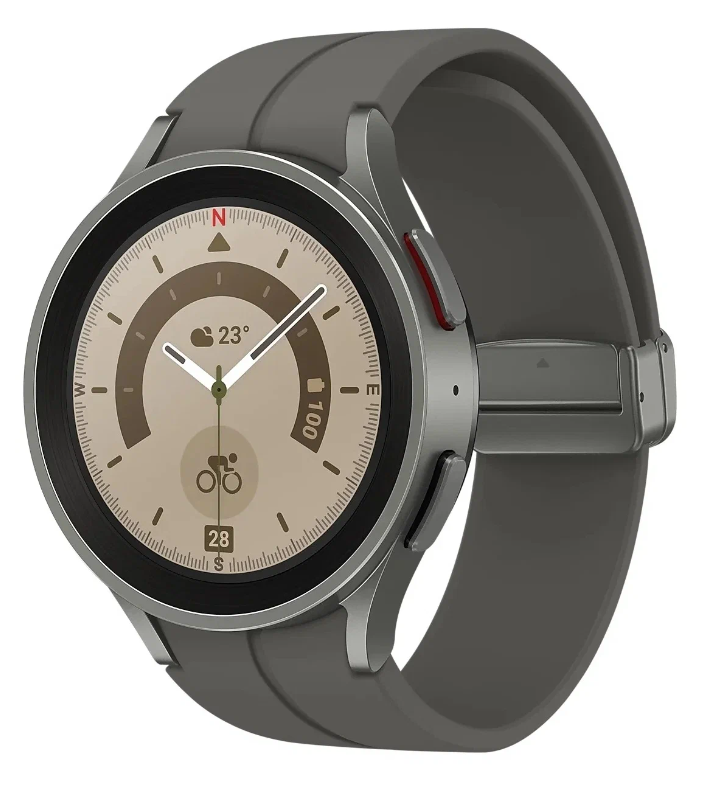 Умные часы Samsung Galaxy Watch 5 Pro 45 мм серый - фото 1 - id-p190193110