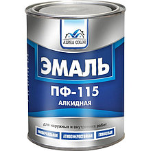 Эмаль синяя ПФ 115 Alpha Color 0,8кгОКРБ 20.30.11.130