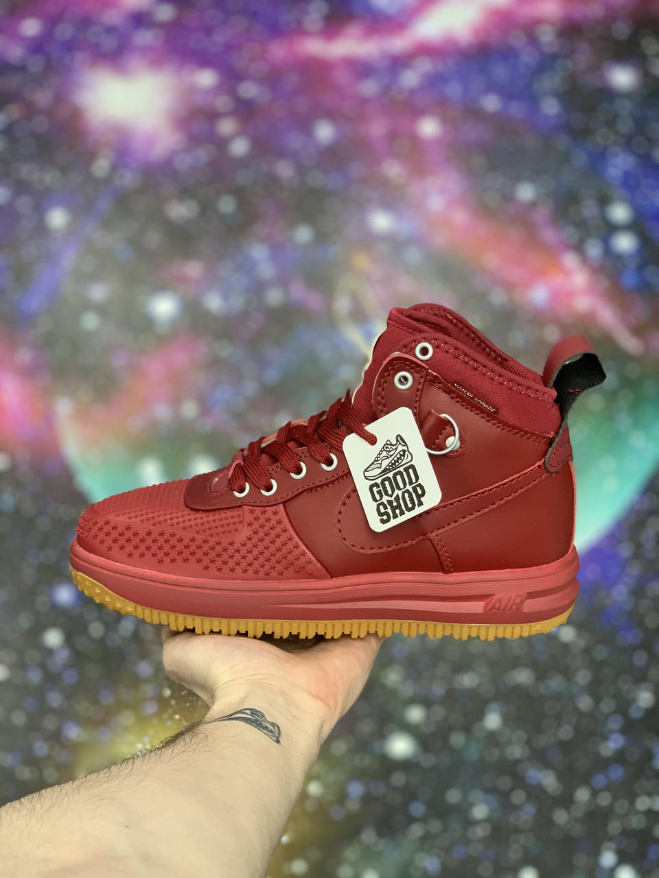 Кроссовки Nike Lunar Force Duckboot Red - фото 1 - id-p136819053
