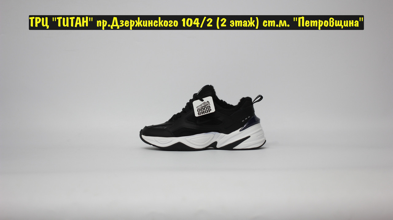 Кроссовки Z Nike M2K Tekno Black White - фото 3 - id-p140745092