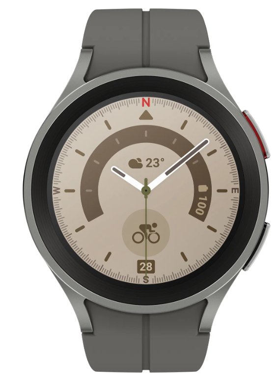 Умные часы Samsung Galaxy Watch 5 Pro 45 мм серый - фото 3 - id-p190193110