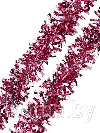Мишура Пурпурно-розовая 9x200 см. арт. 78808, фото 2