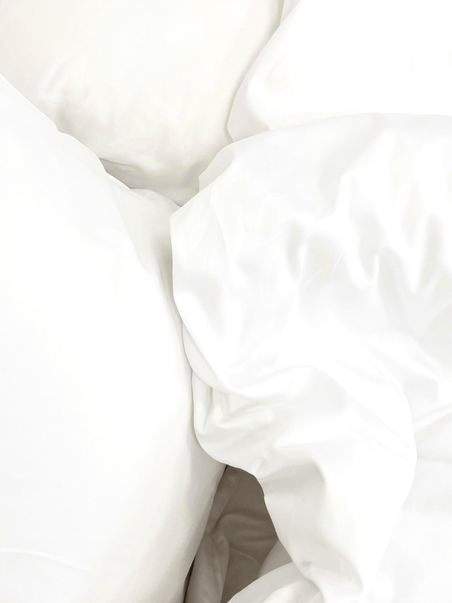 Комплект постельного двуспальный евро Adelina наволочки 70х70 Белый - фото 7 - id-p186514093