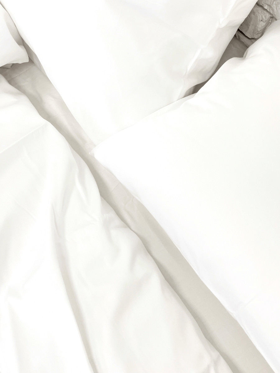 Комплект постельного двуспальный евро Adelina наволочки 70х70 Белый - фото 10 - id-p186514093