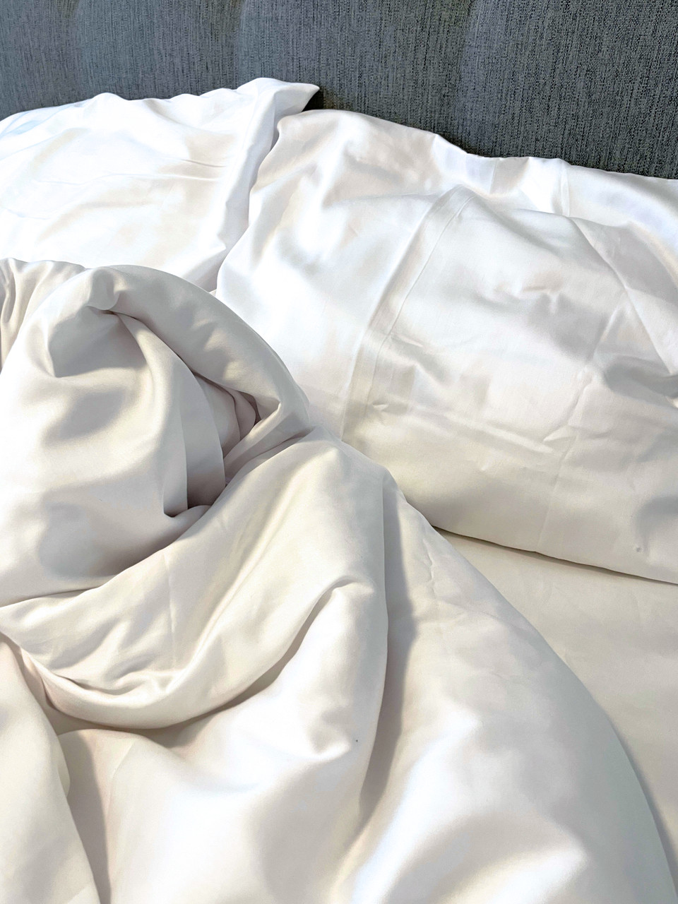 Комплект постельного двуспальный евро Adelina Белый - фото 8 - id-p186514181