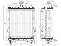 Блок радиаторов БР-80М.1301.000 Амкодор 211,Амкодор А-325