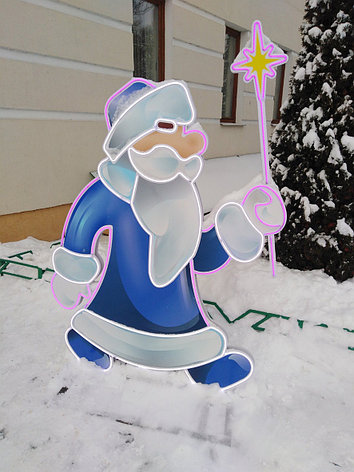 Выносная светящаяся ростовая фигура "Дед Мороз", фото 2