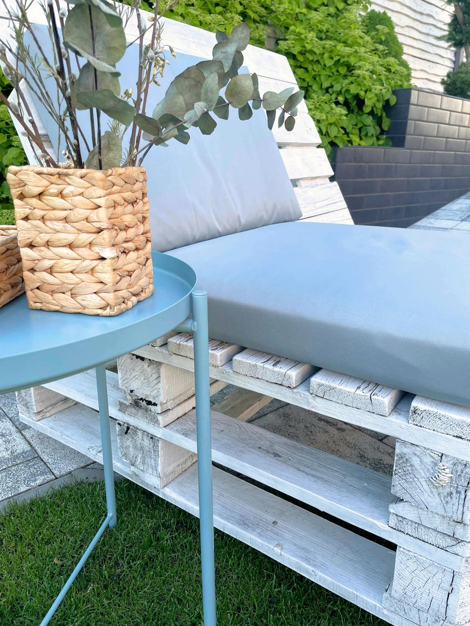Подушка на сиденье для садовой мебели Гарди 60 х 60 Светло-серый - фото 5 - id-p159577481