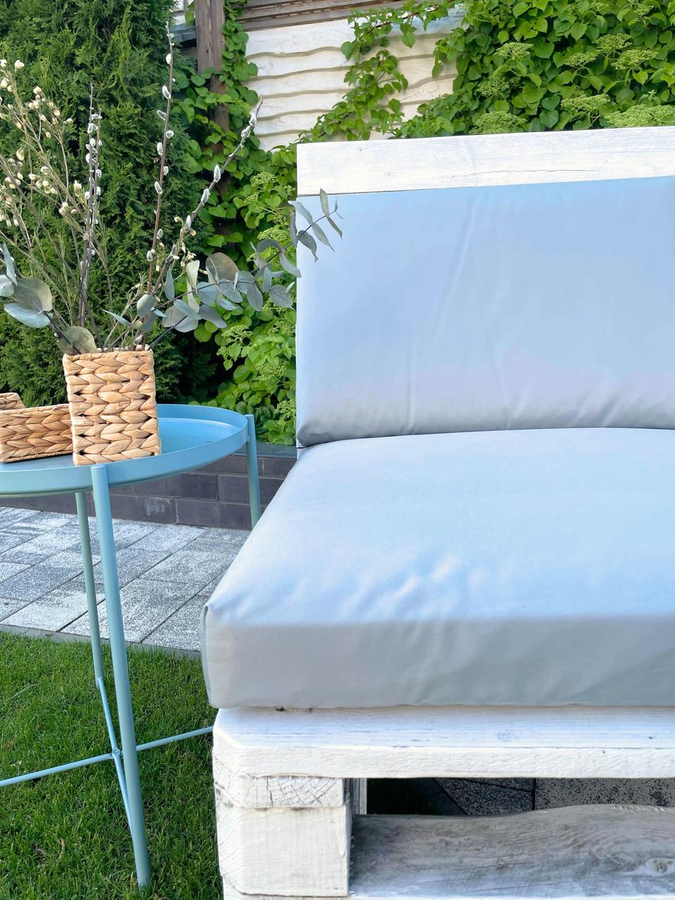 Подушка на сиденье для садовой мебели Гарди 60 х 60 Светло-серый - фото 6 - id-p159577481