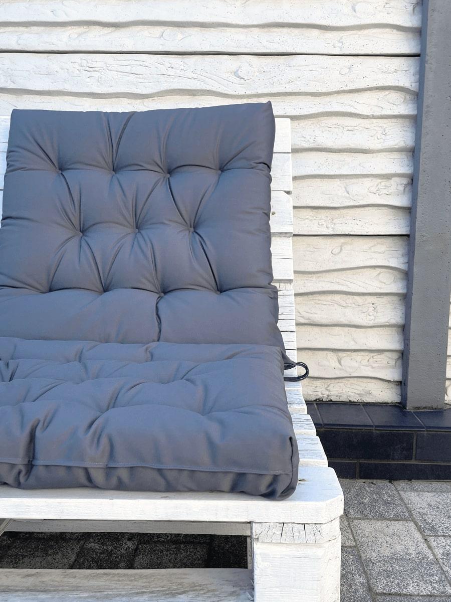 Подушка на сиденье для садовой мебели Чериот 60 х 60 Серый - фото 5 - id-p152579696