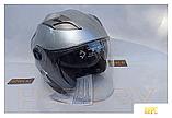 Мотошлемы Хорс-Моторс Шлем (серебро, L) BLD-708, фото 5