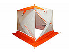 Зимняя палатка ПИНГВИН Призма Премиум Strong (2-сл) 225х215 (бело-оранжевый), фото 3