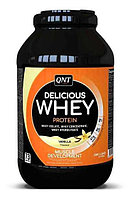 Протеин сывороточный (концентрат+изолят+гидролизат) Delicious Whey QNT 2200г (ваниль)