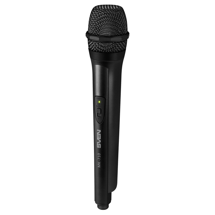 Микрофон беспроводной SVEN MK-710, черный (VHF диапазон) - фото 2 - id-p190087149