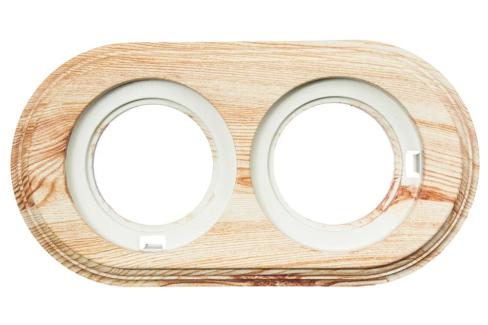 Рамка 2-ая Bironi, пластик, цвет сосна