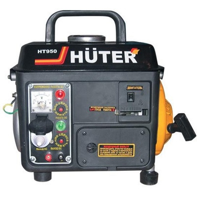 Бензиновый генератор Huter HT950A 0.65кВт - фото 1 - id-p190203504
