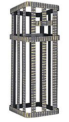 Сетка на трубу (300х300х500) Гефест Гром 50 под шибер