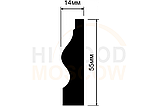Плинтус напольный HIWOOD WE55 55 × 14 × 2000 мм, фото 2