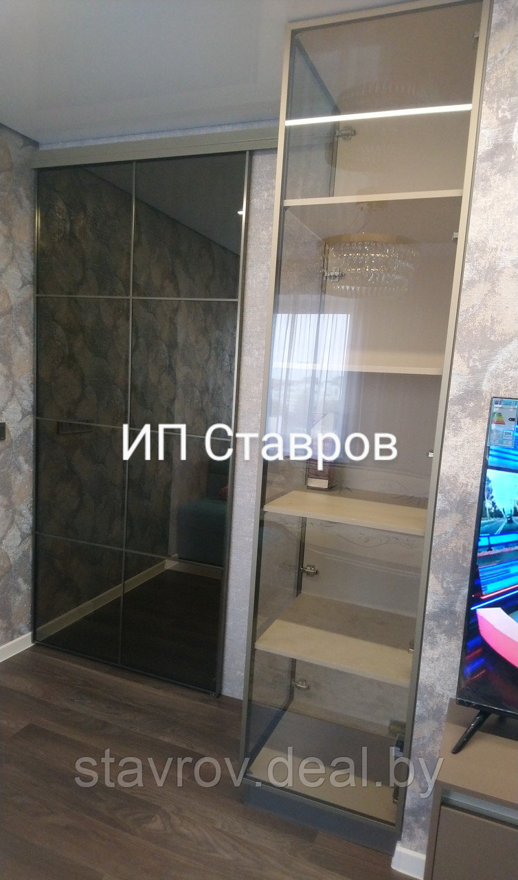 Перегородка из стекла бронза - фото 1 - id-p190218090