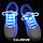 Светащиеся шнурки для обуви LED на батарейках, 1 пара (2 шт); длина по 80 см, фото 5