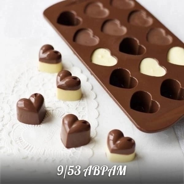 Силиконовая форма для шоколада «Сердечки» [ПОД ЗАКАЗ 2-7 ДНЕЙ], фото 1