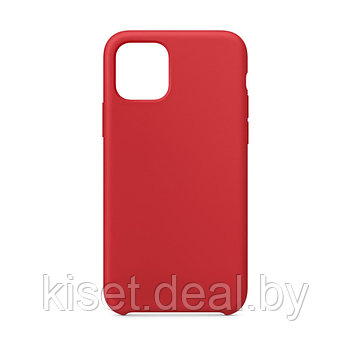 Бампер KST Silicone Case для iPhone 14 красный без лого